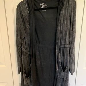 Torrid distressed gray jacket